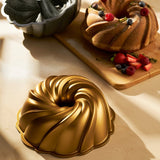 Emsan New Intricate Cake Mold Gold - TryAladdin