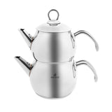 Karaca Adelya Induction Base Mini Metal Teapot Set - TryAladdin