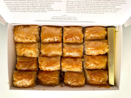 Karakoy Gulluoglu | Turkish Light Baklava with Pistachios (Low Glycemic Index) - TryAladdin